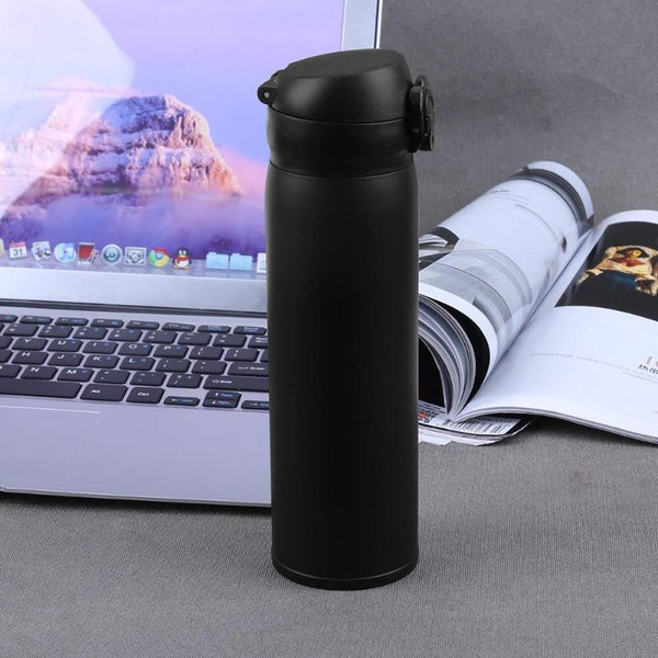 Travel Mug Water Coffee Thermos Stainless Steel Double Wall Thermal Cup - Shopsteria