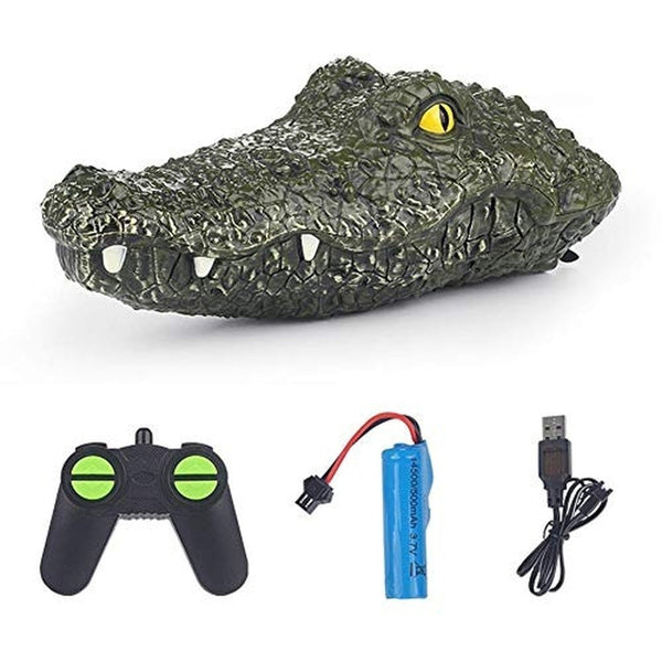 RC Toy Prank Alligator Remote Control Toys Crocodile Head Robot Simulation Animal Scary Toys - Shopsteria