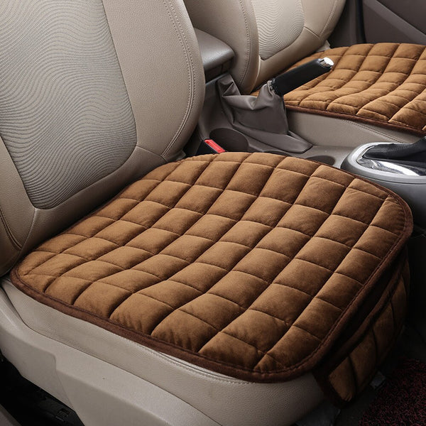 Universal Winter Warm Car Seat Cover Cushion Anti-slip Front Chair Seat Breathable Car Seat Protector - Shopsteria