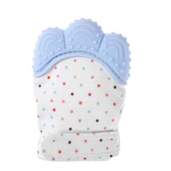 Baby Silicone Teething Beads Natural Thumb Sound Teether Glove Chewable Nursing Silicone Beads Washable FDA BPA FREE - Shopsteria