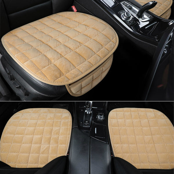 Universal Winter Warm Car Seat Cover Cushion Anti-slip Front Chair Seat Breathable Car Seat Protector - Shopsteria