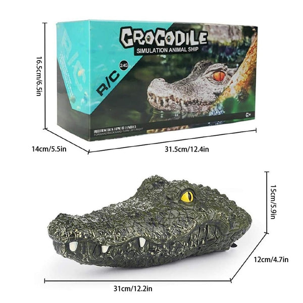 RC Toy Prank Alligator Remote Control Toys Crocodile Head Robot Simulation Animal Scary Toys - Shopsteria