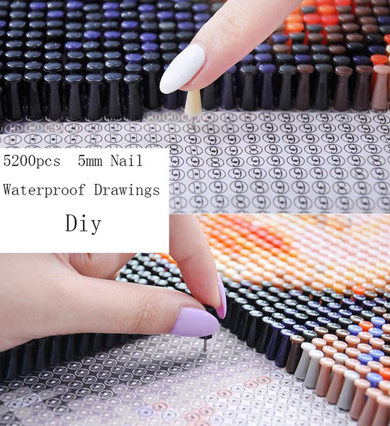 Pushpin painting (DIY Custom photo puzzles) - Shopsteria