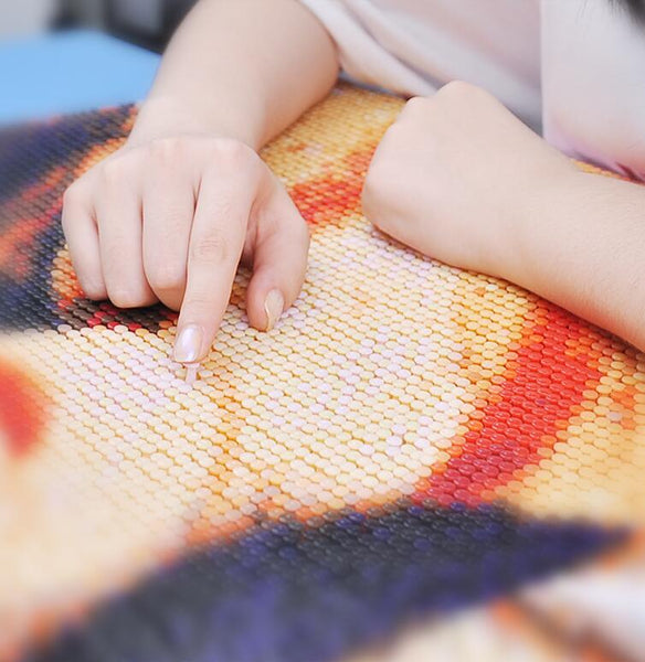 Pushpin painting (DIY Custom photo puzzles) - Shopsteria