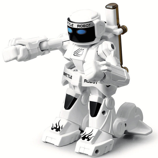 RC Robot Toy Combat Robot Battle Robot Toy Boys Children Gift With Light Sound Remote Control Toys Body Sense - Shopsteria