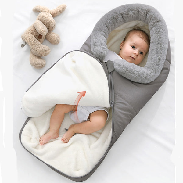 Newborn Baby Winter Warm Sleeping Bags Swaddle Blanket - Shopsteria