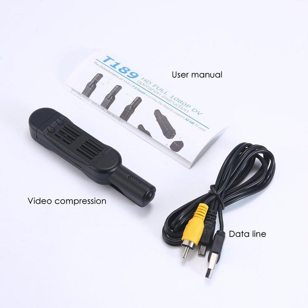 Spy Camera Mini Camera Full HD 1080P Secret Camera Wearable Small Pen Camera Mini DVR Digital Mini DV Camera Espia Support 32GB Card - Shopsteria