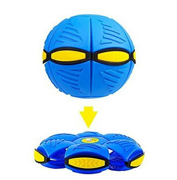 Flying UFO Flat Throw Disc Ball With LED Light and Music -  Magic Flying Ball - Shopsteria