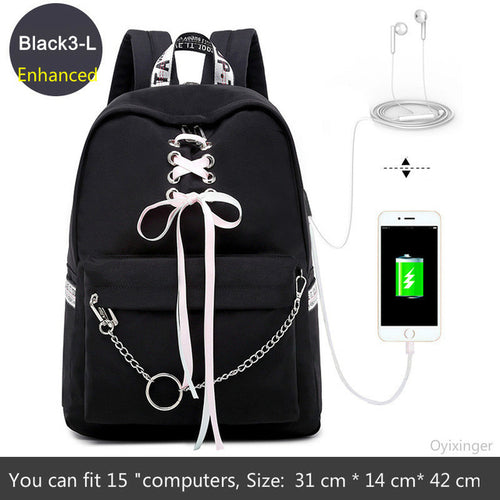 Fashion Schoolbag, Students Laptop Backpack Kids School - Shopsteria