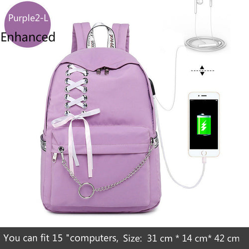 Fashion Schoolbag, Students Laptop Backpack Kids School - Shopsteria