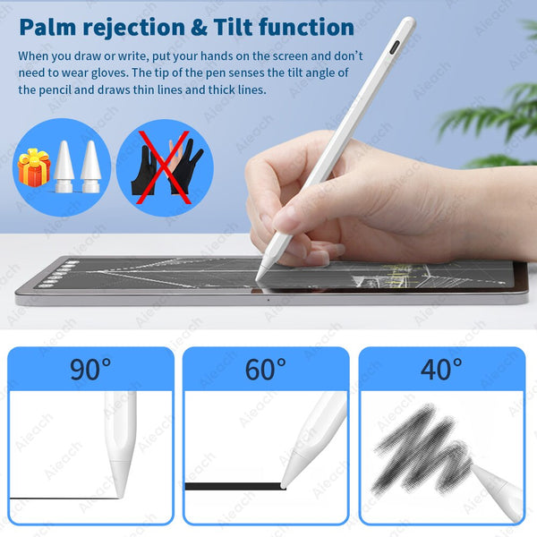 Pencil  For Apple 2 iPad 23th Gen Bluetooth Stylus Pen For iPad Drawing - Shopsteria