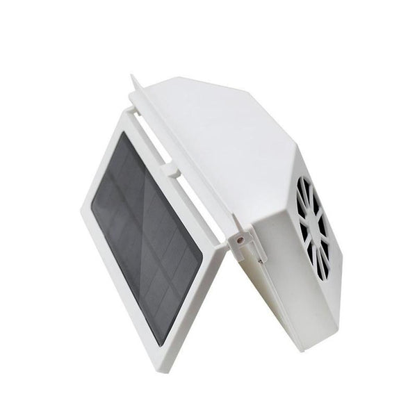 Car Fan Solar Window Sun Powered Car Auto Air Vent Cool Cooling System Radiator Fan Cooling Fan Energy Saving Car-styling Cooler - Shopsteria
