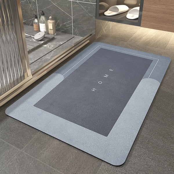 Bath Mat Super Absorbent Quick Dry Non slip Diatom - Shopsteria