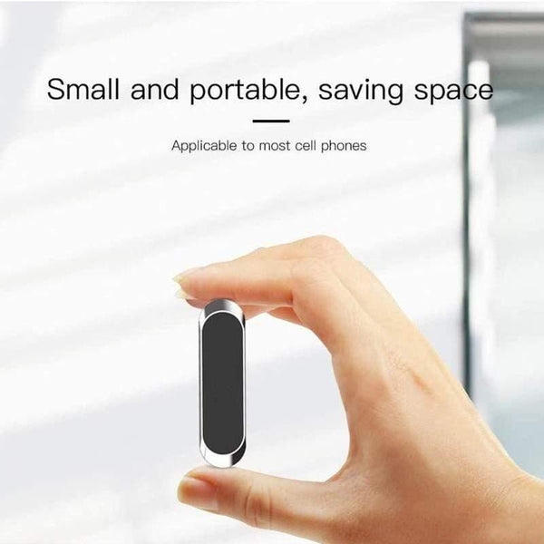 Mini Magnetic Car Mount Phone Holder sticker Mobile Phone Stand Mount for iPhone 11 XS X Samsung S10+ Xiaomi Huawei - Shopsteria007