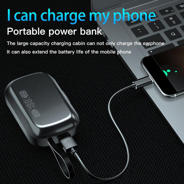 High Quality Bluetooth Earbuds TWS Headset Wireless Earphone Touch Control HiFI HD Stereo Earbuds Digital display for sport outdoor activities fun home - Shopsteria007