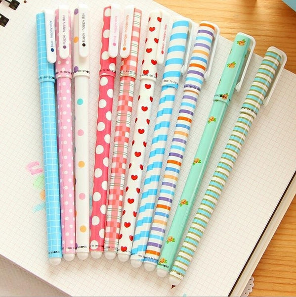 Stationery Watercolor Pen Gel Pens Color Set 10 Pcs - Shopsteria