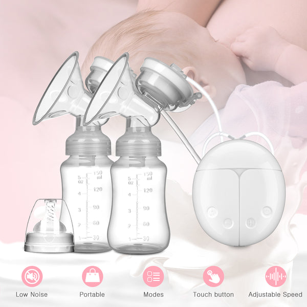 Electric breast pump unilateral and bilateral breast pump manual silicone breast pump baby breastfeeding accessories - Shopsteria