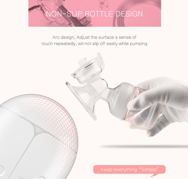 Electric breast pump unilateral and bilateral breast pump manual silicone breast pump baby breastfeeding accessories - Shopsteria