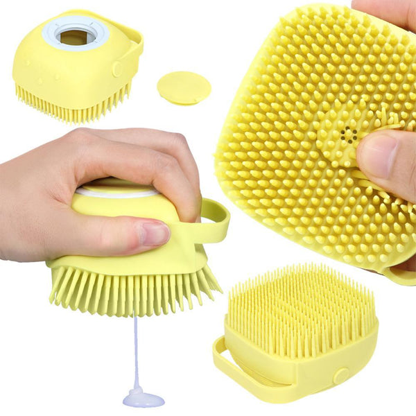 Multipurpose Silicone Bath Massage Soft Brush - Shopsteria007
