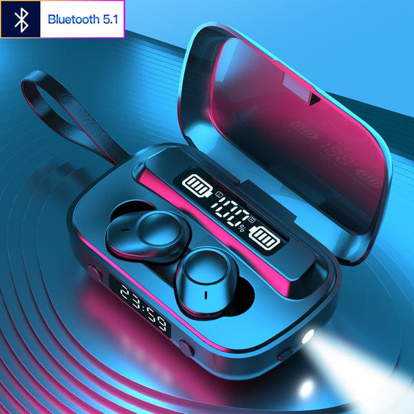 High Quality Bluetooth Earbuds TWS Headset Wireless Earphone Touch Control HiFI HD Stereo Earbuds Digital display for sport outdoor activities fun home - Shopsteria007