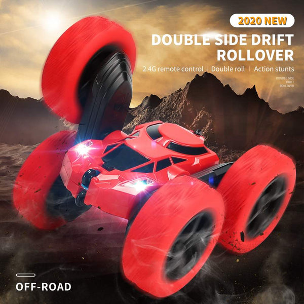 Pickwoo C7 RC Car 2.4Ghz 4CH 1:16 Stunt Drift Deformation Car Radio Control Car 360 Degree Flip RC Vehicle Toys with LED Light - Shopsteria