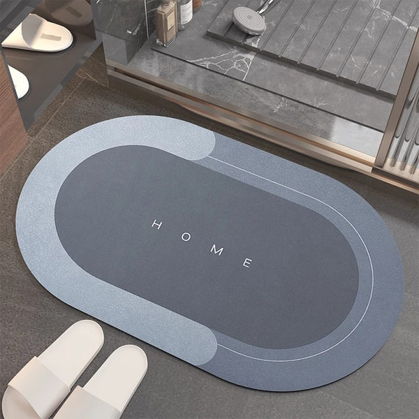 Bath Mat Super Absorbent Quick Dry Non slip Diatom - Shopsteria