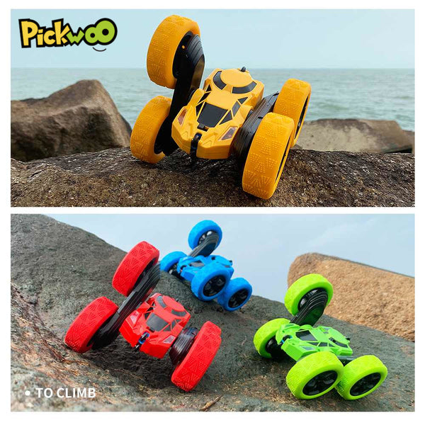 Pickwoo C7 RC Car 2.4Ghz 4CH 1:16 Stunt Drift Deformation Car Radio Control Car 360 Degree Flip RC Vehicle Toys with LED Light - Shopsteria