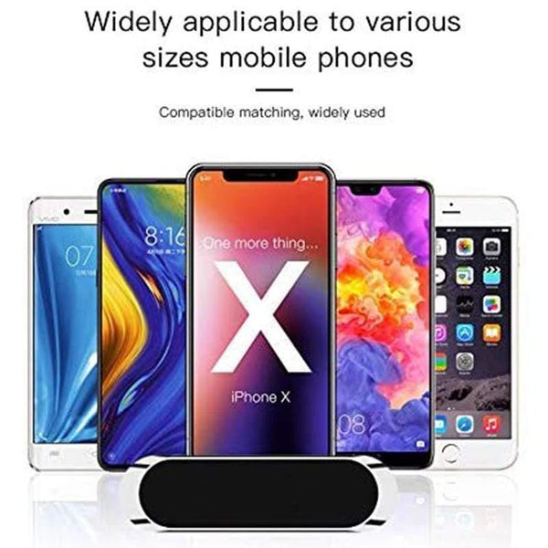 Mini Magnetic Car Mount Phone Holder sticker Mobile Phone Stand Mount for iPhone 11 XS X Samsung S10+ Xiaomi Huawei - Shopsteria007