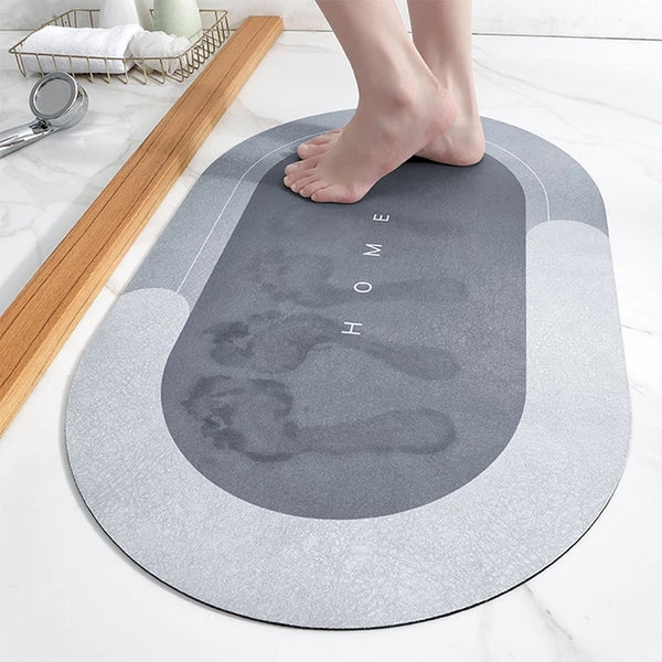 Bath Mat Super Absorbent Quick Dry Non slip Diatom - Shopsteria