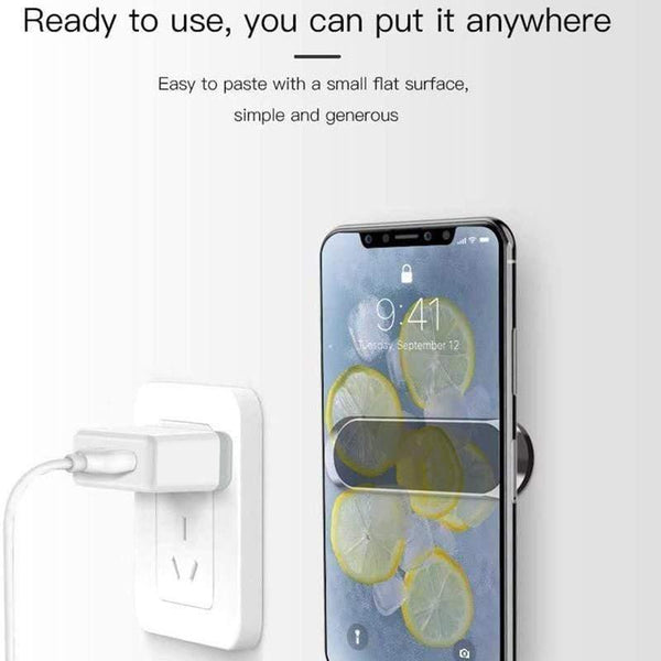 Mini Magnetic Car Mount Phone Holder sticker Mobile Phone Stand Mount for iPhone 11 XS X Samsung S10+ Xiaomi Huawei - Shopsteria007