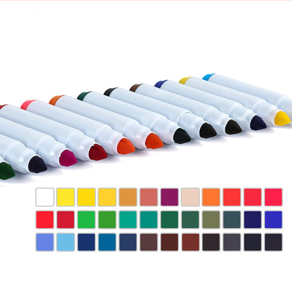 Kid Drawing Watercolor Crayons Soft Pastel Pens Washable Art Colored - Shopsteria