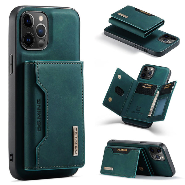 Leather iPhone case  suitable for various iPhone types with Separate magnetic  card case - Shopsteria007