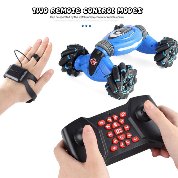 Remote Control Stunt Car Gesture Twisting Off-Road Vehicle Light Music Drift Dancing Side - Shopsteria
