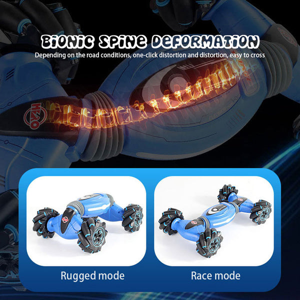 Remote Control Stunt Car Gesture Twisting Off-Road Vehicle Light Music Drift Dancing Side - Shopsteria
