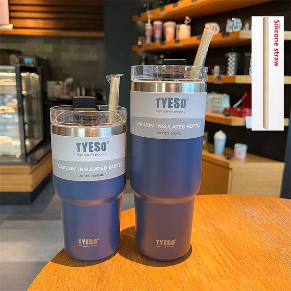 Creative 304 Stainless Steel Thermo Cup with Straw