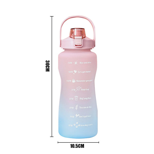 Motivational Water Bottle Multi Sizes Large Capacity - Shopsteria
