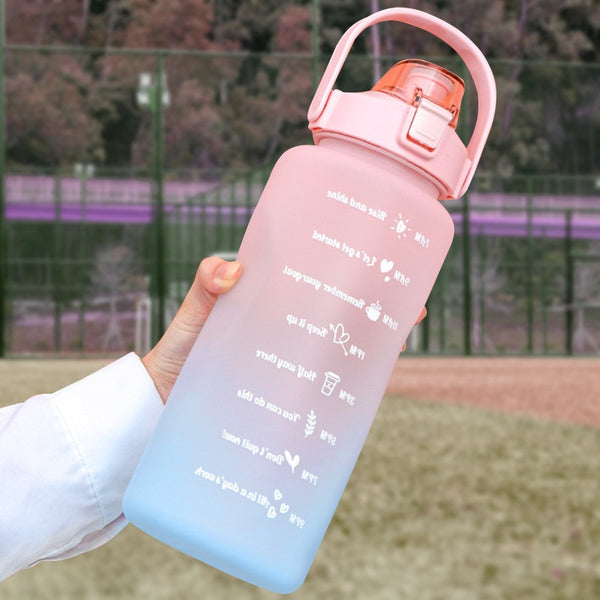 Motivational Water Bottle Multi Sizes Large Capacity - Shopsteria