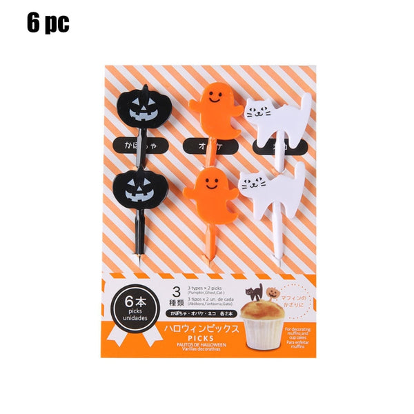 Animal Fruit Fork Food Grade Plastic Mini Cartoon Kids Cake Fruit Toothpick Bento Lunch Bento Accessories Party Decoration - Shopsteria