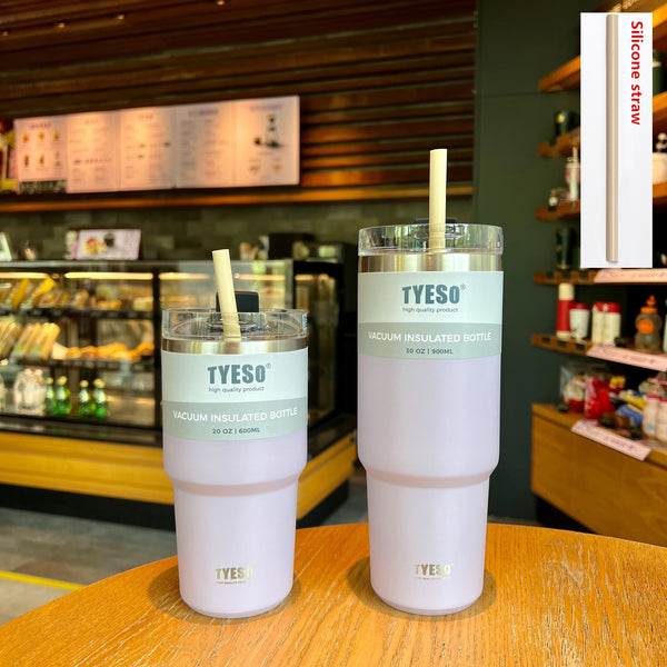 Creative 304 Stainless Steel Thermo Cup with Straw