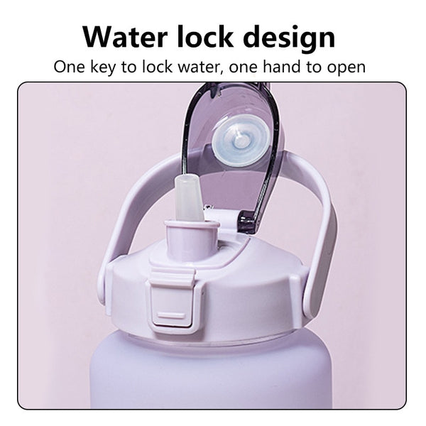 Motivational Water Bottle Multi Sizes Large Capacity - Shopsteria