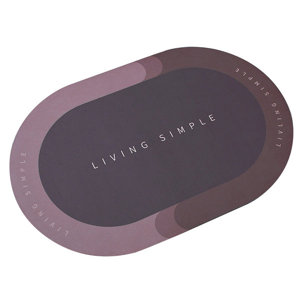 Bath Mat Super Absorbent Quick Dry Non slip Diatom - Shopsteria