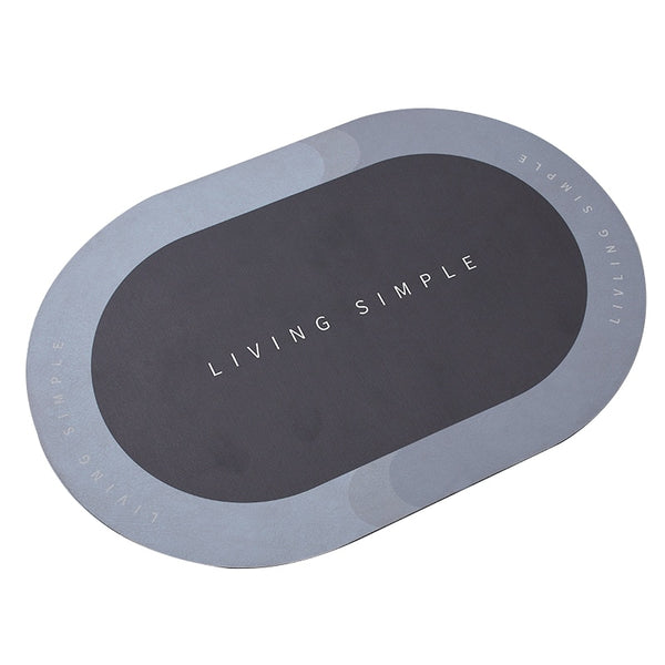 Bath Mat Super Absorbent Quick Dry Non slip Diatom - Shopsteria