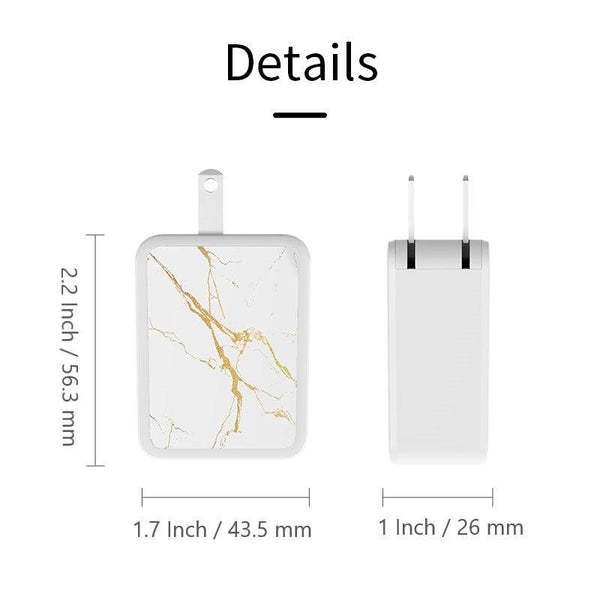 2 Port Fast Charging Quick Charge  3.0 USB Charger Mobile Smartphones - Shopsteria