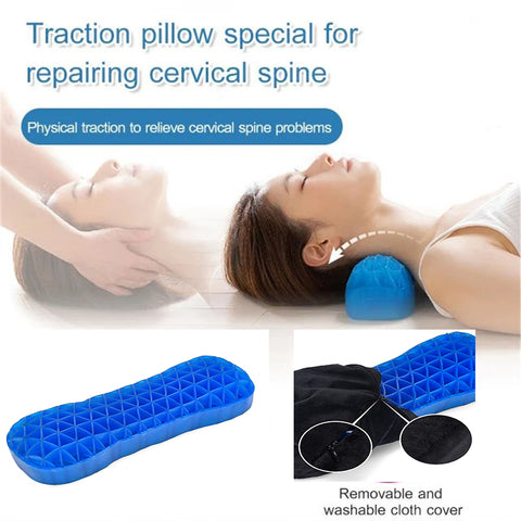 Honeycomb Gel Cervical Pillow: Ergonomic Neck Support & Cooling Comfort for Sleep