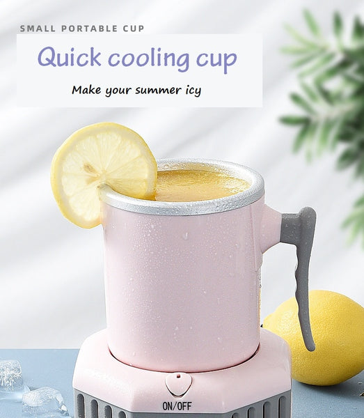 Chill Mate: The Rapid Cooling Cup for Instantly Refreshing Drinks!