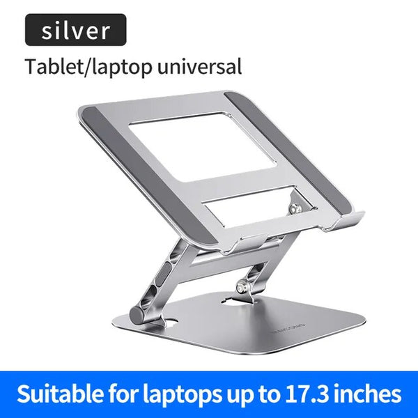 Foldable Aluminum Alloy Laptop Stand for  MacBook Air and Pro – Portable Notebook Holder