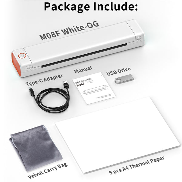 Unleash Creativity On-The-Go: Introducing the Compact Portable Thermal Printer!