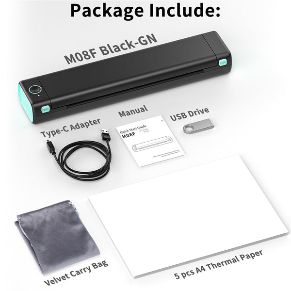 Unleash Creativity On-The-Go: Introducing the Compact Portable Thermal Printer!