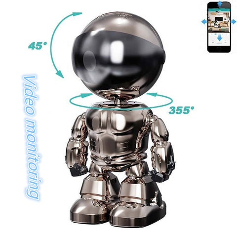 Enhance Your Security with Robotics Outdoor Wireless Panoramic Surveillance Camera - 1080P, 3MP, 5MP, Night Vision, Remote Monitoring