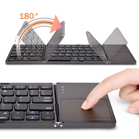 Triple Folding Bluetooth Mini Keyboard